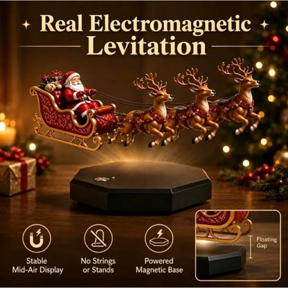 Maglev Santa Sleigh Christmas Ornament