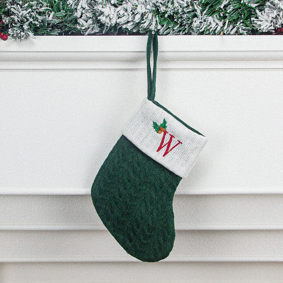 Letter Christmas Stocking Ornament