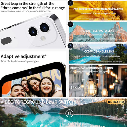 D6 4K Digital Camera with 64MP, Touchscreen &amp; Triple Lens