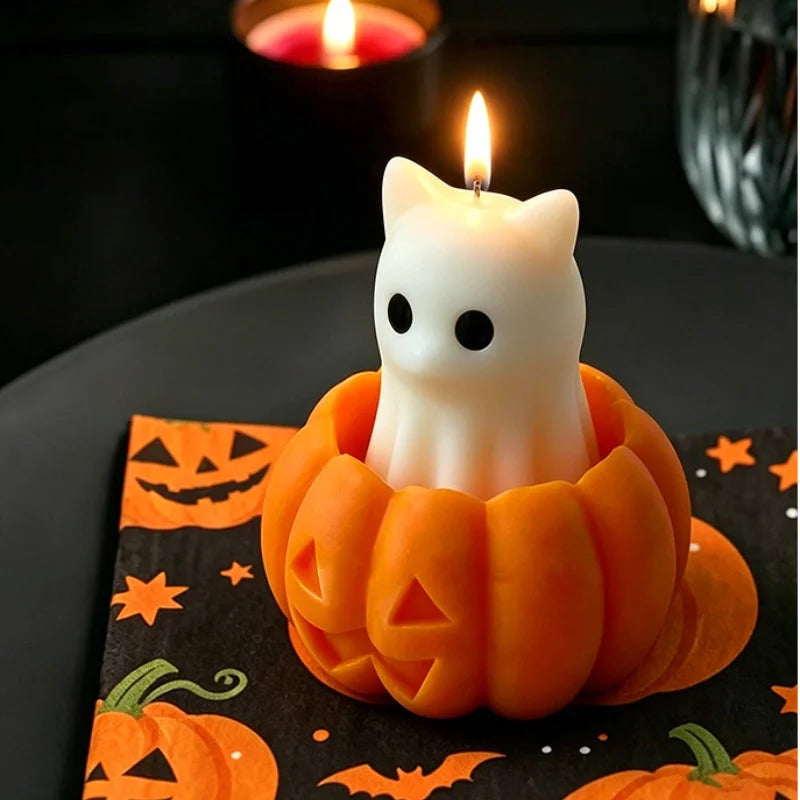Halloween Animal Candle Mold Set – Silicone DIY Molds