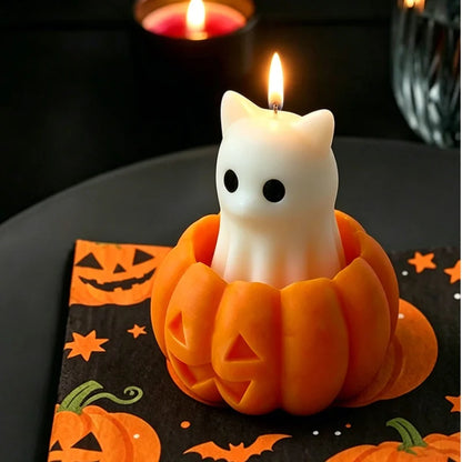 Halloween Animal Candle Mold Set – Silicone DIY Molds
