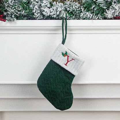 Letter Christmas Stocking Ornament