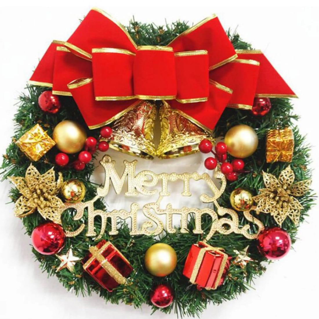 Christmas Wreath Door &amp; Window Decoration