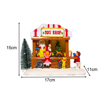 Rotating Santa Christmas Music Box