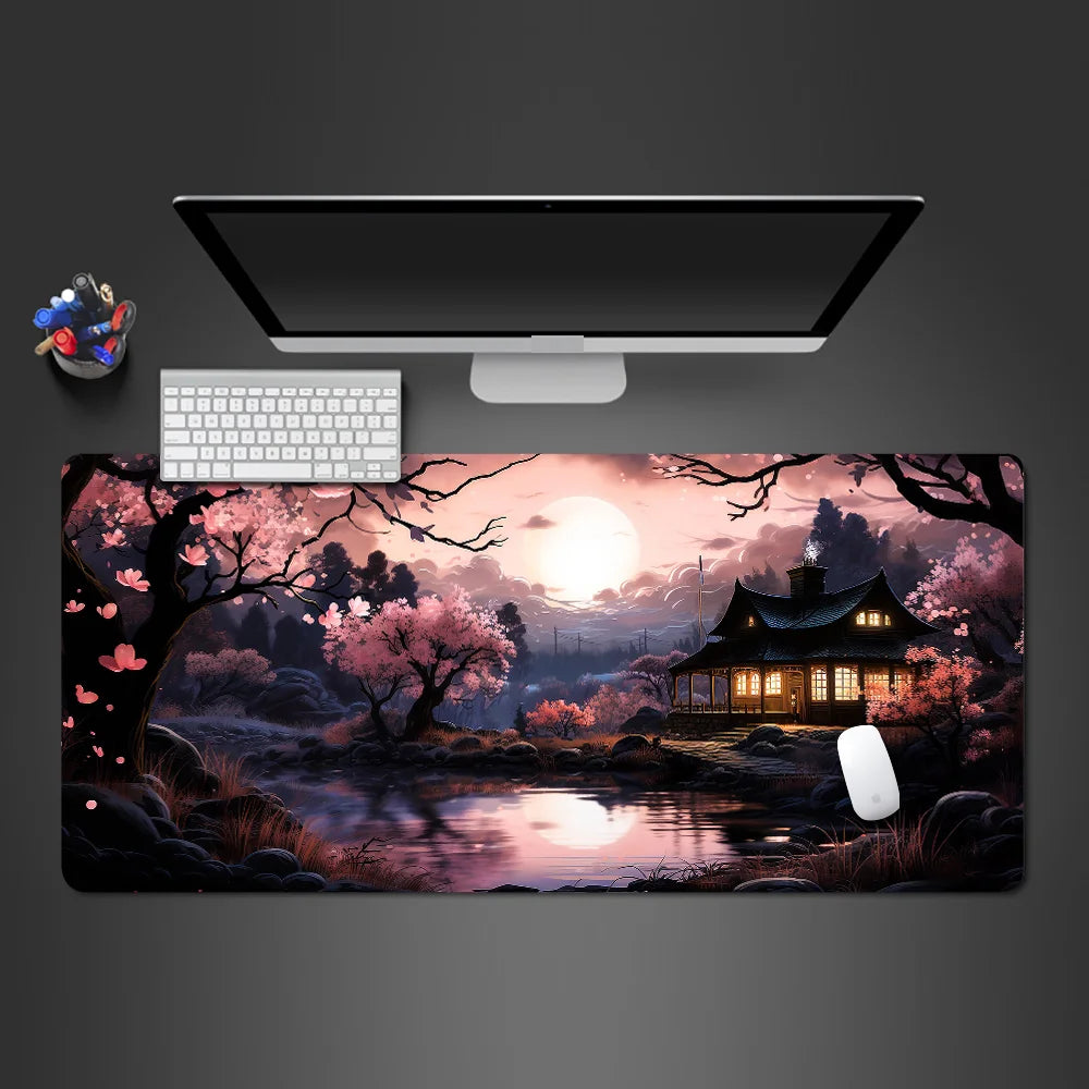 Sakura Landscape Extended Gaming Mouse Pad