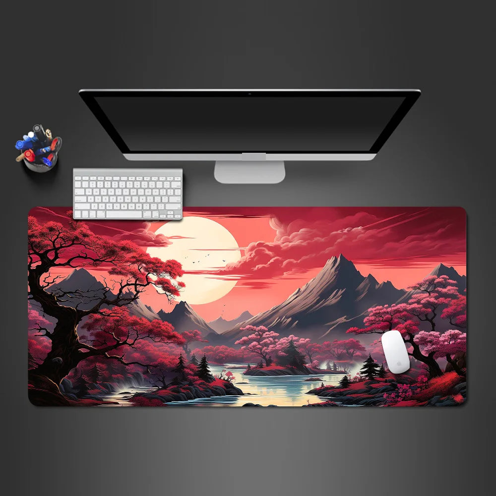 Sakura Landscape Extended Gaming Mouse Pad