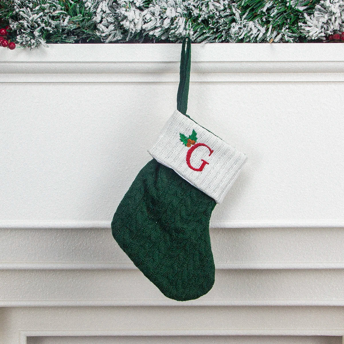 Letter Christmas Stocking Ornament