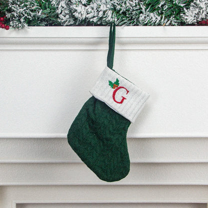 Letter Christmas Stocking Ornament