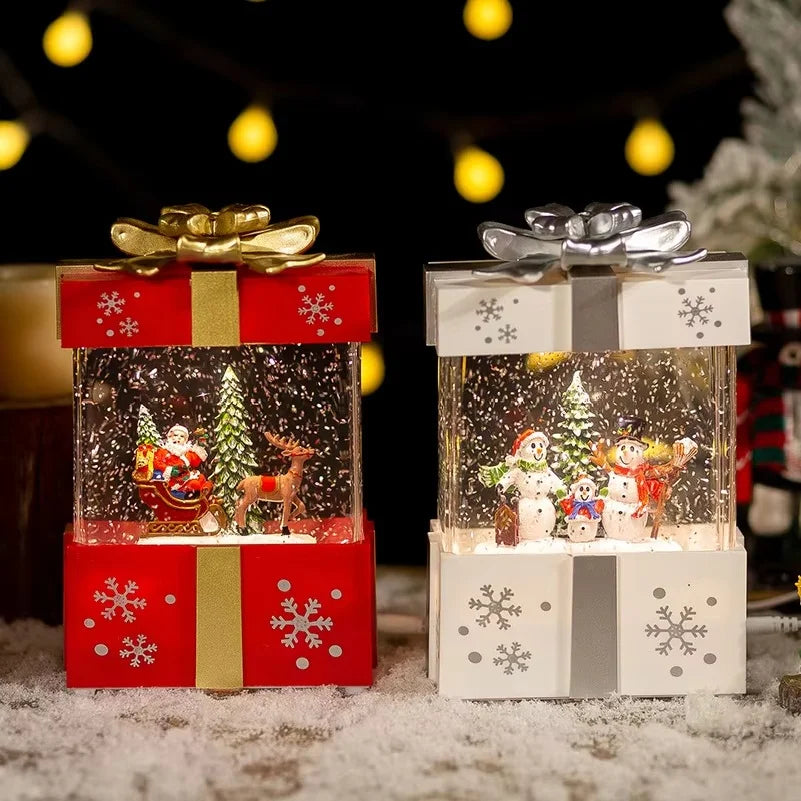 Rotating Santa Christmas Music Box