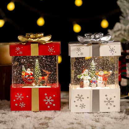 Rotating Santa Christmas Music Box