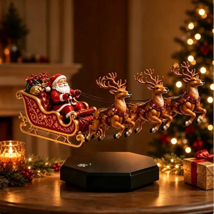 Maglev Santa Sleigh Christmas Ornament