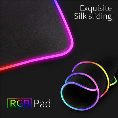 RGB Gaming Mouse Pad with LED Lighting