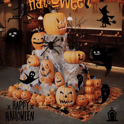 Light-Up Pumpkin Lantern – Outdoor Halloween Decor