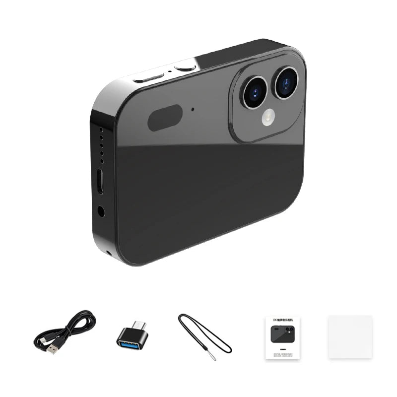D6 4K Digital Camera with 64MP, Touchscreen &amp; Triple Lens
