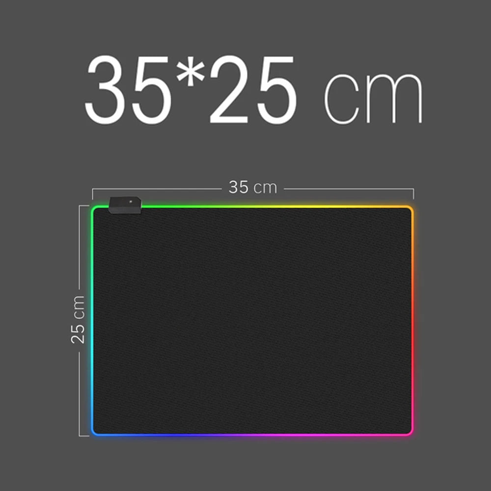 RGB Gaming Mouse Pad with LED Lighting