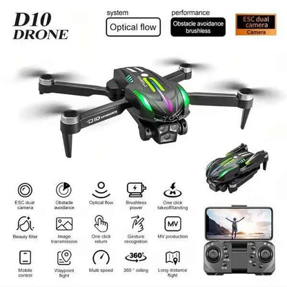 D10 Obstacle-Avoiding Camera Drone