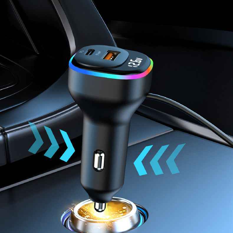 Fast-Charging Multi-Function Car Charger