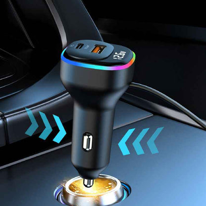 Fast-Charging Multi-Function Car Charger