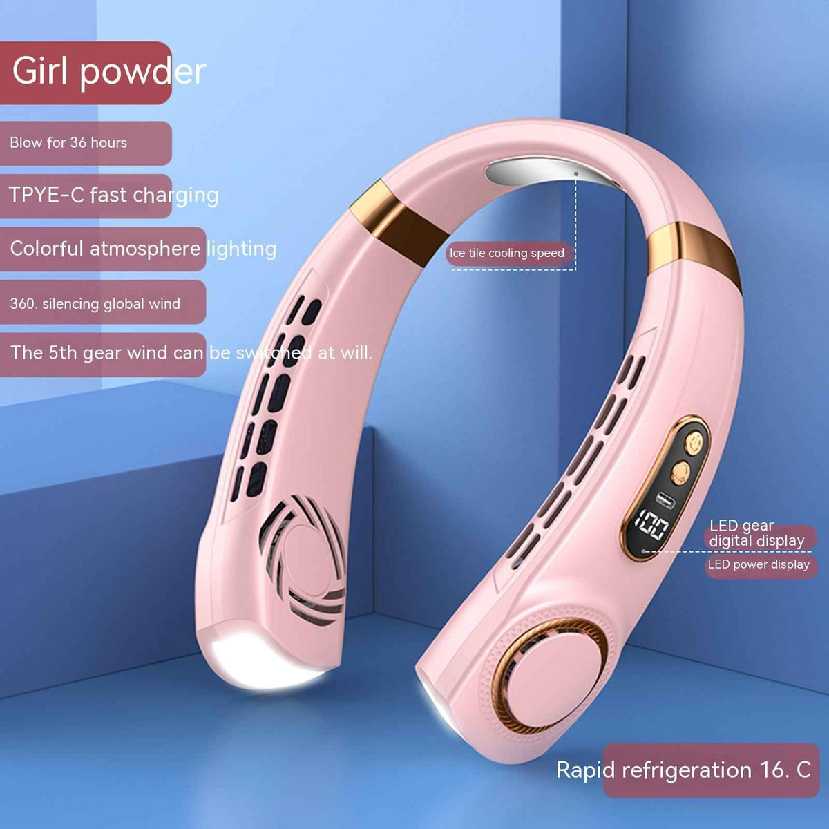 Portable Neck Fan