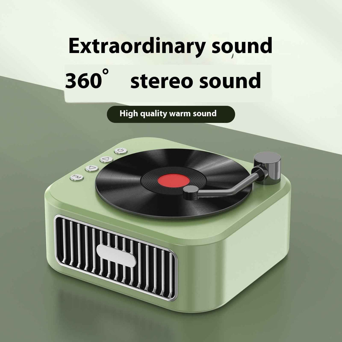 Retro Bluetooth Record Player Speaker