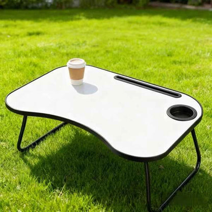 Foldable Laptop Desk with Cup Holder